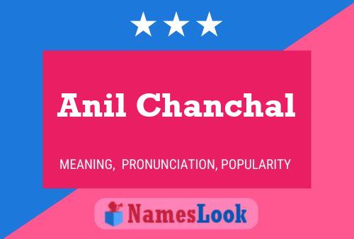 Anil Chanchal Name Poster