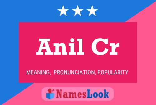 Anil Cr Name Poster