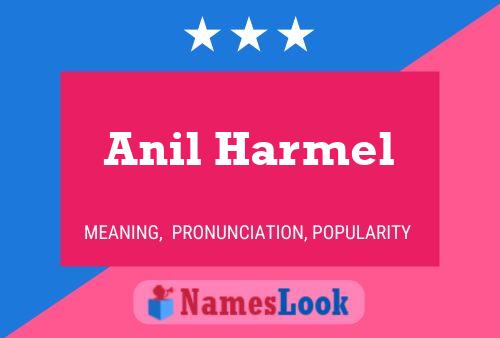 Anil Harmel Name Poster