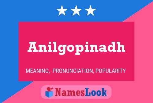 Anilgopinadh Name Poster