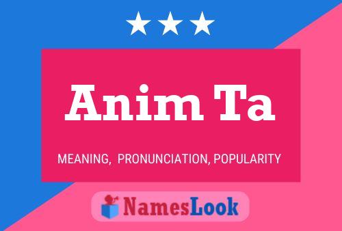 Anim Ta Name Poster