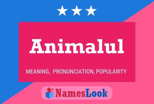 Animalul Name Poster