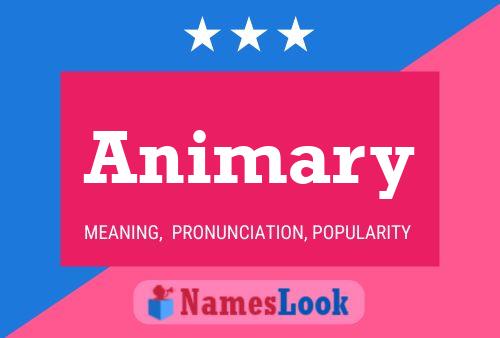 Animary Name Poster