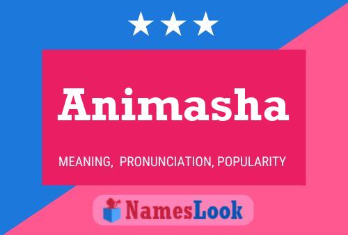 Animasha Name Poster