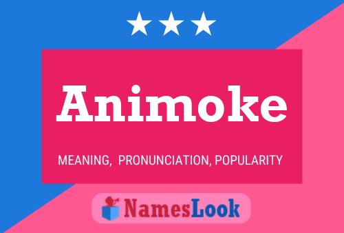 Animoke Name Poster