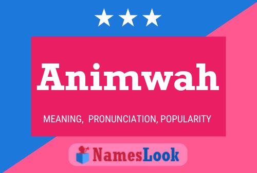 Animwah Name Poster