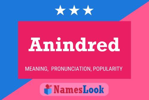 Anindred Name Poster