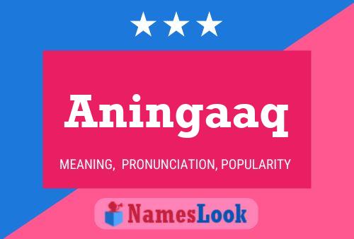 Aningaaq Name Poster