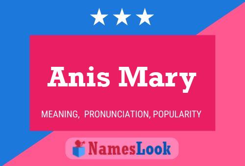 Anis Mary Name Poster