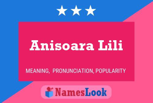 Anisoara Lili Name Poster