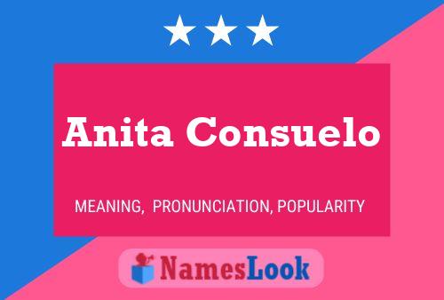 Anita Consuelo Name Poster