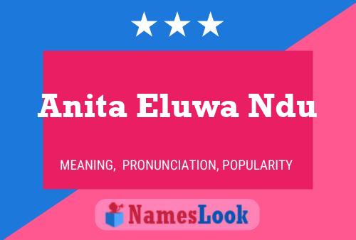 Anita Eluwa Ndu Name Poster