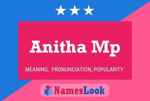 Anitha Mp Name Poster