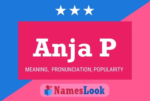 Anja P Name Poster