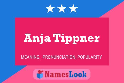 Anja Tippner Name Poster