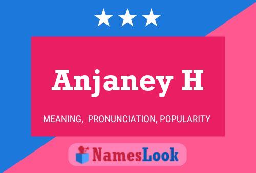 Anjaney H Name Poster