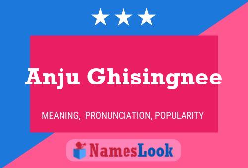 Anju Ghisingnee Name Poster