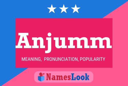 Anjumm Name Poster