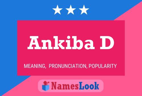 Ankiba D Name Poster