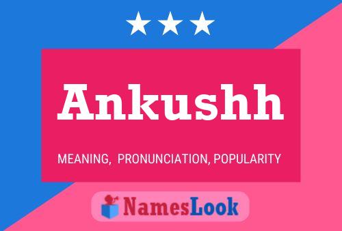 Ankushh Name Poster