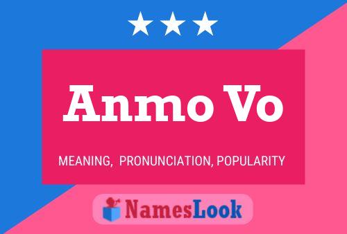 Anmo Vo Name Poster