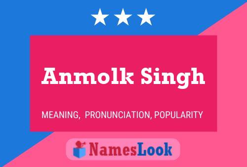 Anmolk Singh Name Poster