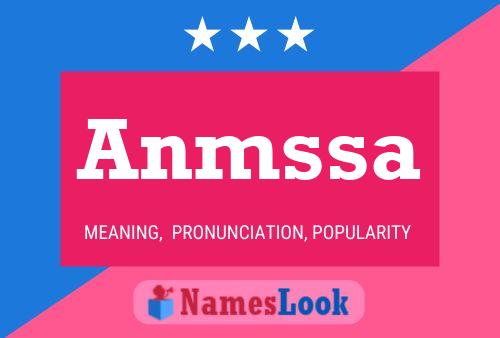 Anmssa Name Poster