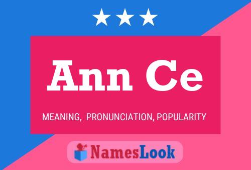 Ann Ce Name Poster