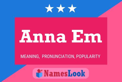 Anna Em Name Poster