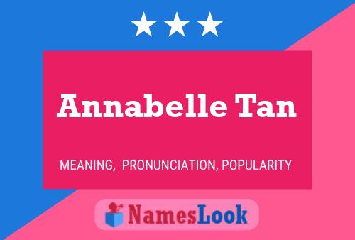 Annabelle Tan Name Poster