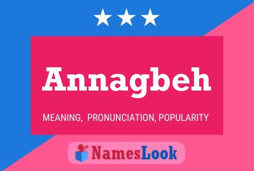 Annagbeh Name Poster