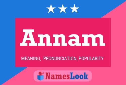 Annam Name Poster