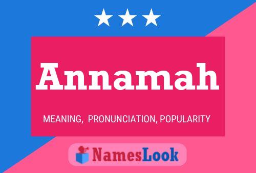 Annamah Name Poster