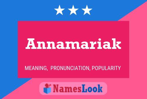 Annamariak Name Poster