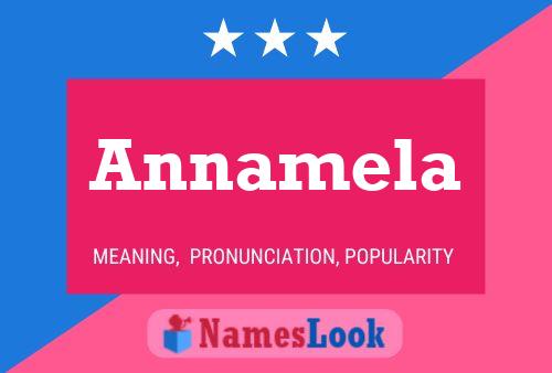 Annamela Name Poster