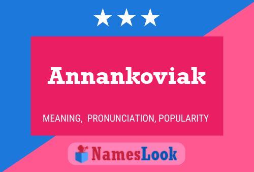 Annankoviak Name Poster