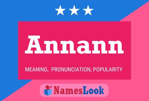 Annann Name Poster