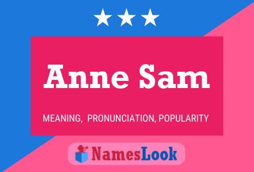 Anne Sam Name Poster