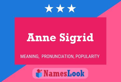 Anne Sigrid Name Poster