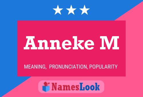 Anneke M Name Poster