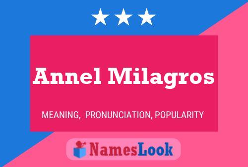 Annel Milagros Name Poster