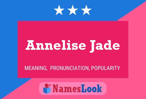 Annelise Jade Name Poster