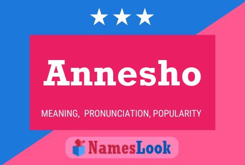 Annesho Name Poster