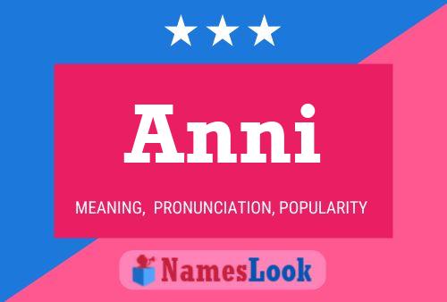 Anni Name Poster