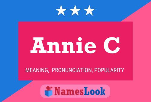 Annie C Name Poster