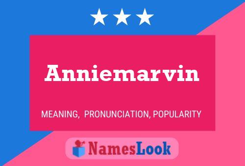 Anniemarvin Name Poster