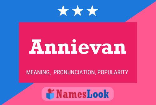 Annievan Name Poster