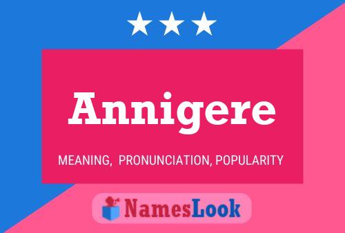 Annigere Name Poster