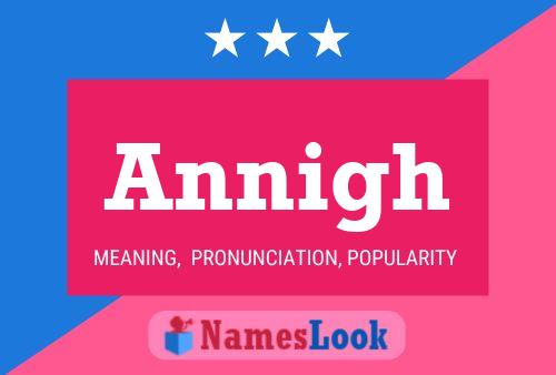 Annigh Name Poster