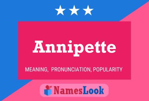 Annipette Name Poster